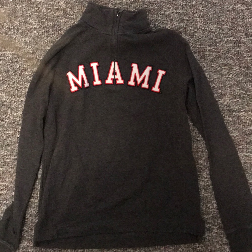 Gray Miami sweatshirt